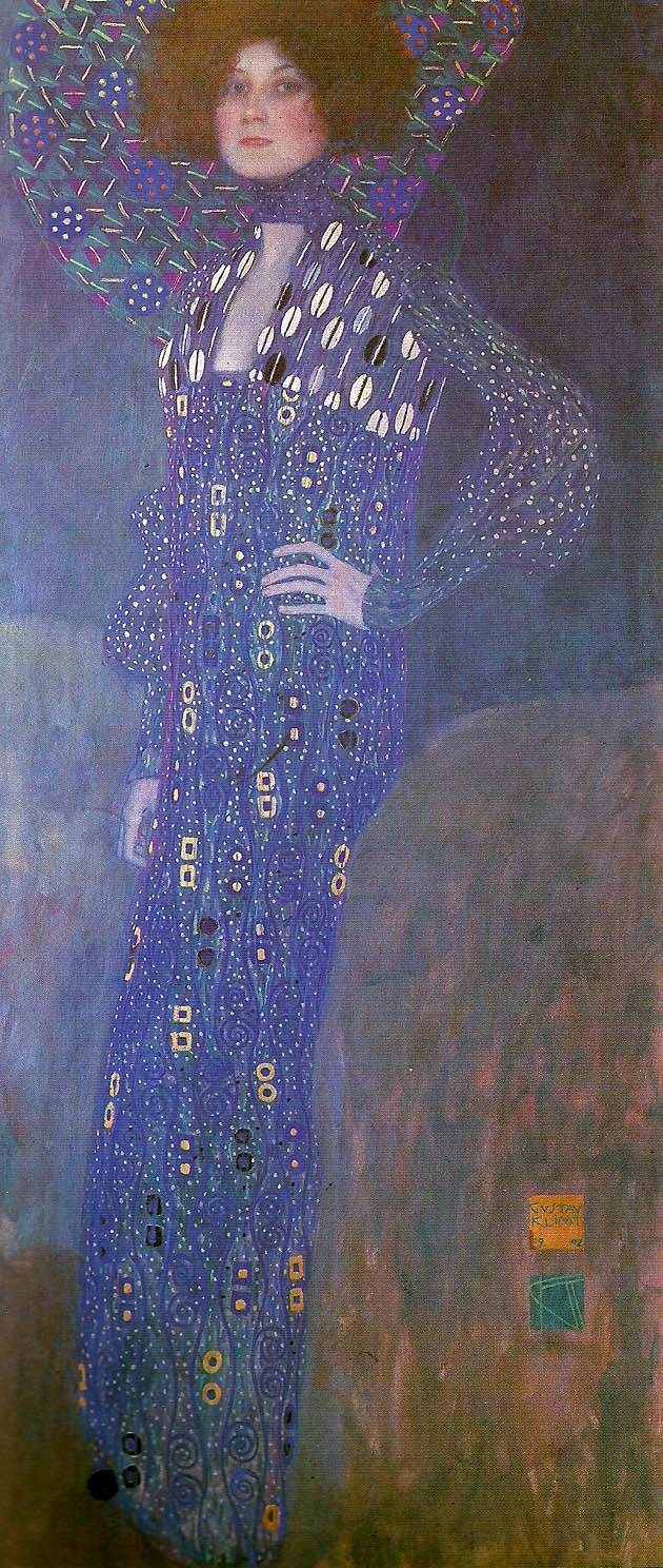 Gustav Klimt portratt av emilie floge